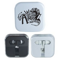 Earbuds in Acrylic Case